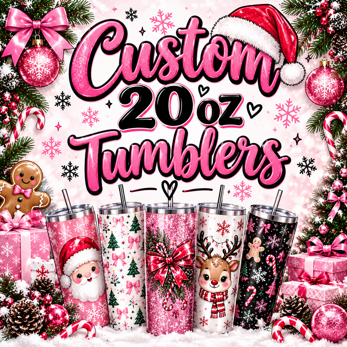 Custom 20oz Stainless Steel Tumblers